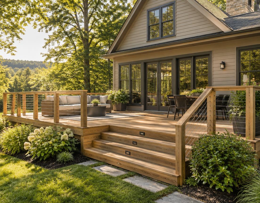 Deck Building and Repair renovation example